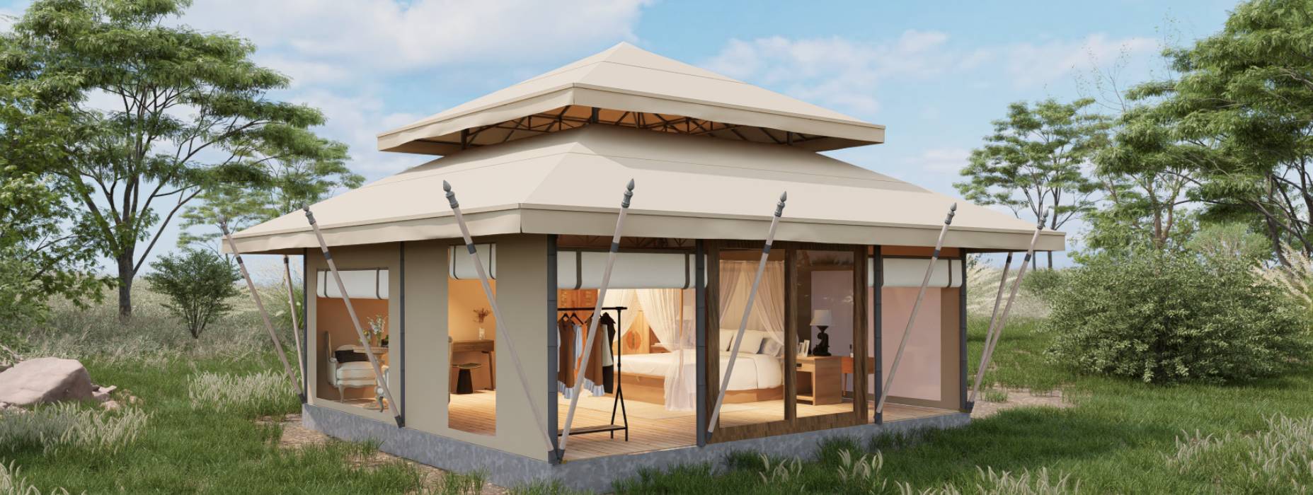 邵阳户外野奢帐篷